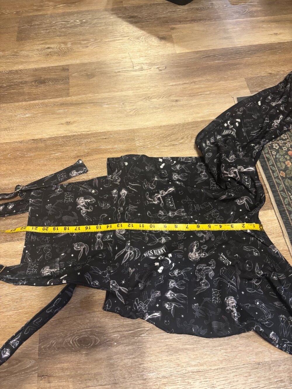 BlackMilk RARE The Makings of Bugs Bunny Black Toastie Full Length Overalls - Picture 8 of 11